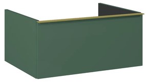 Elita Look, skrinka pre umývadlo na pultovú dosku 60x45x28 cm 1S PDW, zelená matná, ELT-168108
