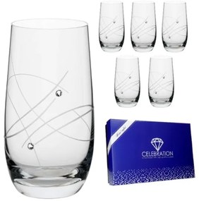 Celebration crystals Poháre GLOBO CRYSTALS MODERN 390 ml, 6 ks
