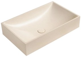 Sapho - Umývadlo na dosku 58x36 cm betón/béžová