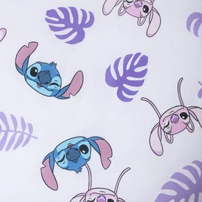 Jerry Fabrics Bavlnené obliečky 140x200 + 70x90 cm - Lilo and Stitch "Kiss"