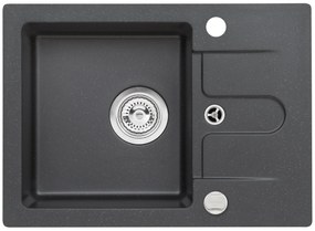 ALVEUS CZ CORTINA 10 91- černá (580x420mm) + pop-up sifon