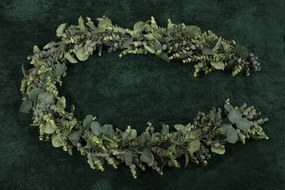 Zelená umelá girlanda eucalyptus 170cm
