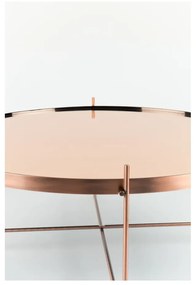 Konferenčný stolík v medenej farbe Zuiver Cupid XXL