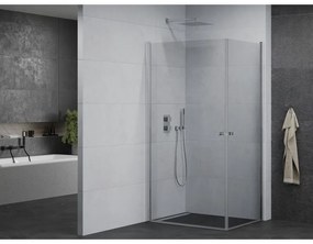 Mexen Pretoria sprchový kút duo 90x70 cm, priehľadná, chrómová, 852-090-070-02-00