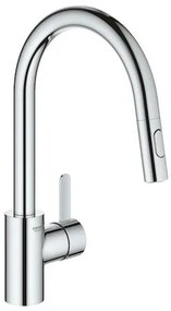 Drezová batéria GROHE Eurosmart Cosmopolitan s vyťahovacou sprškou chróm 31481001, 1 ks