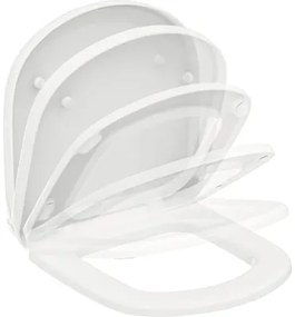 WC doska Ideal Standard Eurovit Plus Kompakt biela softclose / s pomalým zatváraním T679901