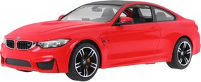 BMW M4 Coupe červené RASTAR model 1:14 Auto na diaľkové ovládanie + 2,4 GHz diaľkové ovládanie