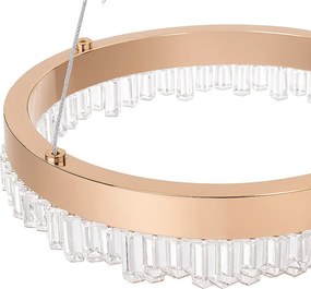 Toolight Toolight, závesné LED svietidlo 20cm, 12W, 3000K, LHJ097-CP, ružové zlato, OSW-60042