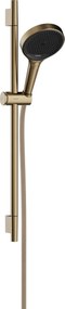Hansgrohe Rainfinity, sprchová sada 130 3jet s tyčou S Puro 65 cm, kartáčovaný bronz, HAN-28745140