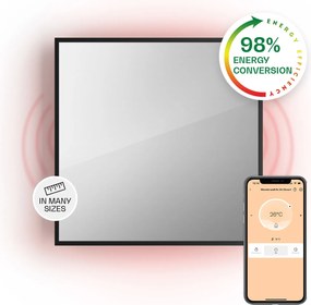 Klarstein La Palma 500 smart, infračervený ohrievač 2 v 1, 60 x 60 cm, 500 W, zrkadlová predná časť