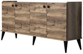 Dizajnová komoda Galilahi 182 cm vzor orech