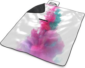 Sablio Plážová deka Farebný dym: 200x140 cm