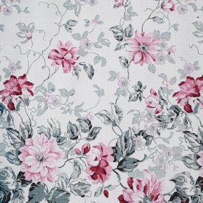 ZÁCLONA NA KRÚŽKOCH LEA05 140X250 CM KVETY
