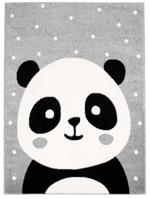 Dekorstudio Moderný koberec BUBBLE - Sivá panda Rozmer koberca: 140x200cm