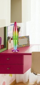 RABALUX Detská stolná lampa, Glitter Rainbow
