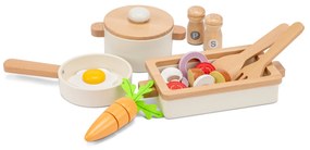 Drevená súprava riadu