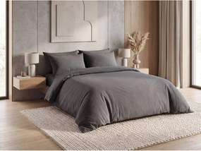 Bavlnené obliečky DENYX BLEND sivé zips Rozmer obliečky: 70 x 90 cm | 140 x 200 cm