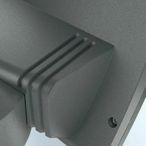 Steinel 012076 - Vonkajšie svietidlo s čidlom XLED curved LED/10,5W/230V IP44