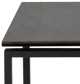 Actona Set príručných stolíkov Katrine (3 ks) - čierna