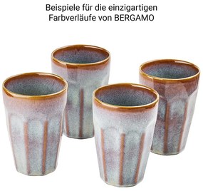 BERGAMO Hrnček Latte macchiato 330 ml - šedohnedá