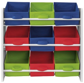 LIVARNO home Regál do detskej izby (zelený/červený/modrý) (100365617)