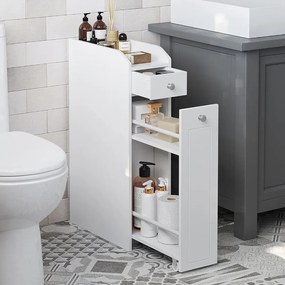 Úzka skrinka na kozmetiku