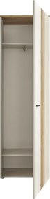 Predsieňová šatníková skriňa Lima, béžová kašmír/dub evoke