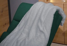 Deka Kuschelteddy 150x200 cm, strieborná