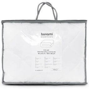 Celoročný detský set prikrývky a vankúša do detskej postieľky 100x135 cm Stitched – Bonami Essentials