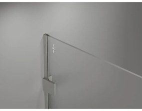 Mexen Lunar sprchová stena pravá 70 x 200 cm, 8mm číre sklo, brúsená oceľ, 830-070-000-97-00-P