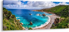 Obraz - Sardínia (120x50 cm)