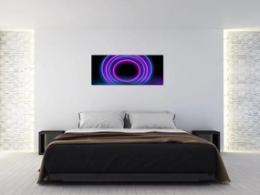 Obraz farebných kruhov (120x50 cm)