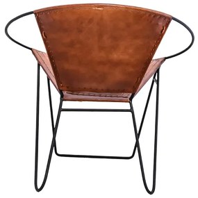 AKCIA Dizajnové kreslo PANCHO hnedé II. akosť