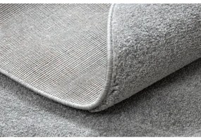 Okrúhly koberec SOFTY Jednotný, Jednobarevný, šedá Veľkosť: kruh 150 cm