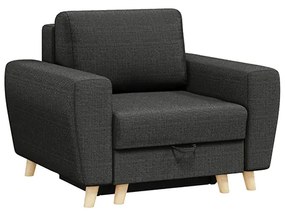 PROXIMA.store - Rozkladacie kreslo - prístelka s roštom MADERA DRUH LÁTKY: CONCEPT - 1