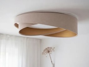 LED stmievateľné stropné svietidlo SM. GALAXY M. LED/24W/230V pr. 55 cm béžová/zlatá + DO