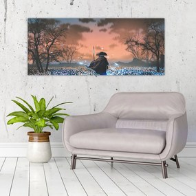 Obraz - Ilustrácia bojovníka (120x50 cm)