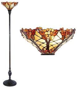 vitrážová tiffany lampa stojaca 36*175