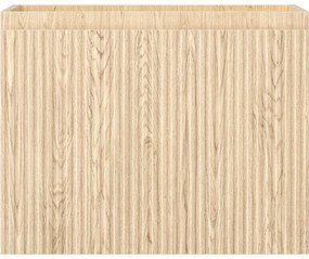 Mexen Rivel, kúpeľňová skrinka 60 cm, 1 zásuvka, drážkovaná, dub, 91A20-06047-1-BF81