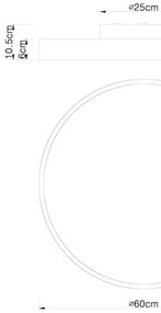 Globo - LED Stmievateľné stropné svietidlo LED/48W/230V + diaľkové ovládanie