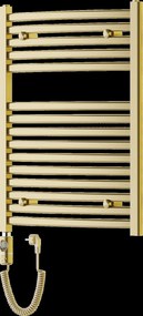 Mexen Helios, elektrické vykurovacie teleso 800 x 600 mm, 600 W, zlatá lesklá, W103-0800-600-2600-50