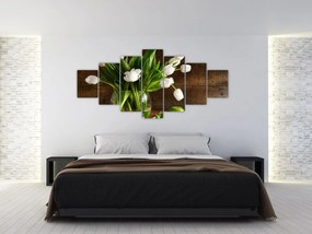 Váza s tulipány - obraz