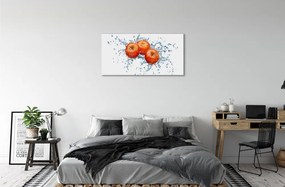 Obraz canvas paradajky voda 125x50 cm