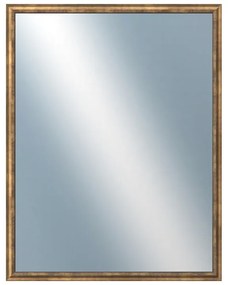 DANTIK - Zrkadlo v rámu, rozmer s rámom 70x90 cm z lišty TRITON zlatá (2142)