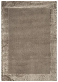Hnedý ručne tkaný koberec s prímesou vlny 200x290 cm Ascot – Asiatic Carpets