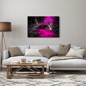Obraz - Ružový les (90x60 cm)