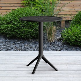 Okrúhly stôl Lacota 60 cm - čierna