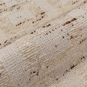 Ručne tkaný koberec s prímesou vlny v prírodnej farbe 160x230 cm Rova Blend – Flair Rugs