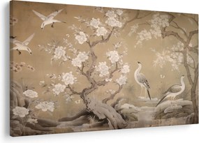 Obraz - Kreslená japonská krajina (90x60 cm)
