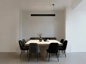 LED závesné svietidlo na lankách LED/55W/230V 3000/4000/6500K 120 cm čierna